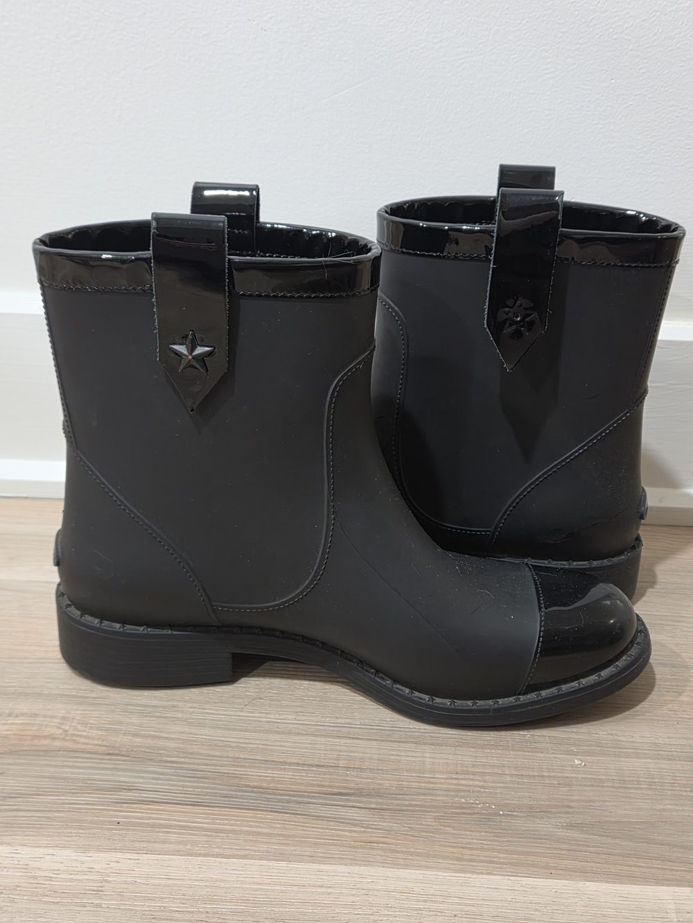 Black Women's JIMMY CHOO Short Rain Boots